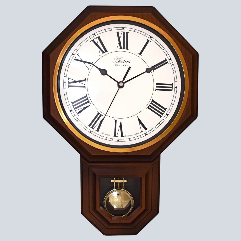 Wall Clock - Woodstock Wood Effect Pendulum