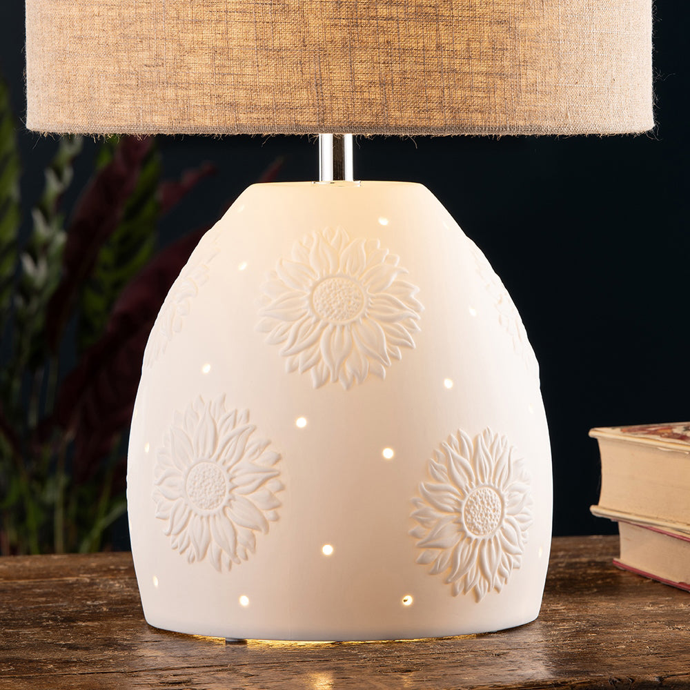 Belleek Living - Lamp Double Bulb - Sunflower