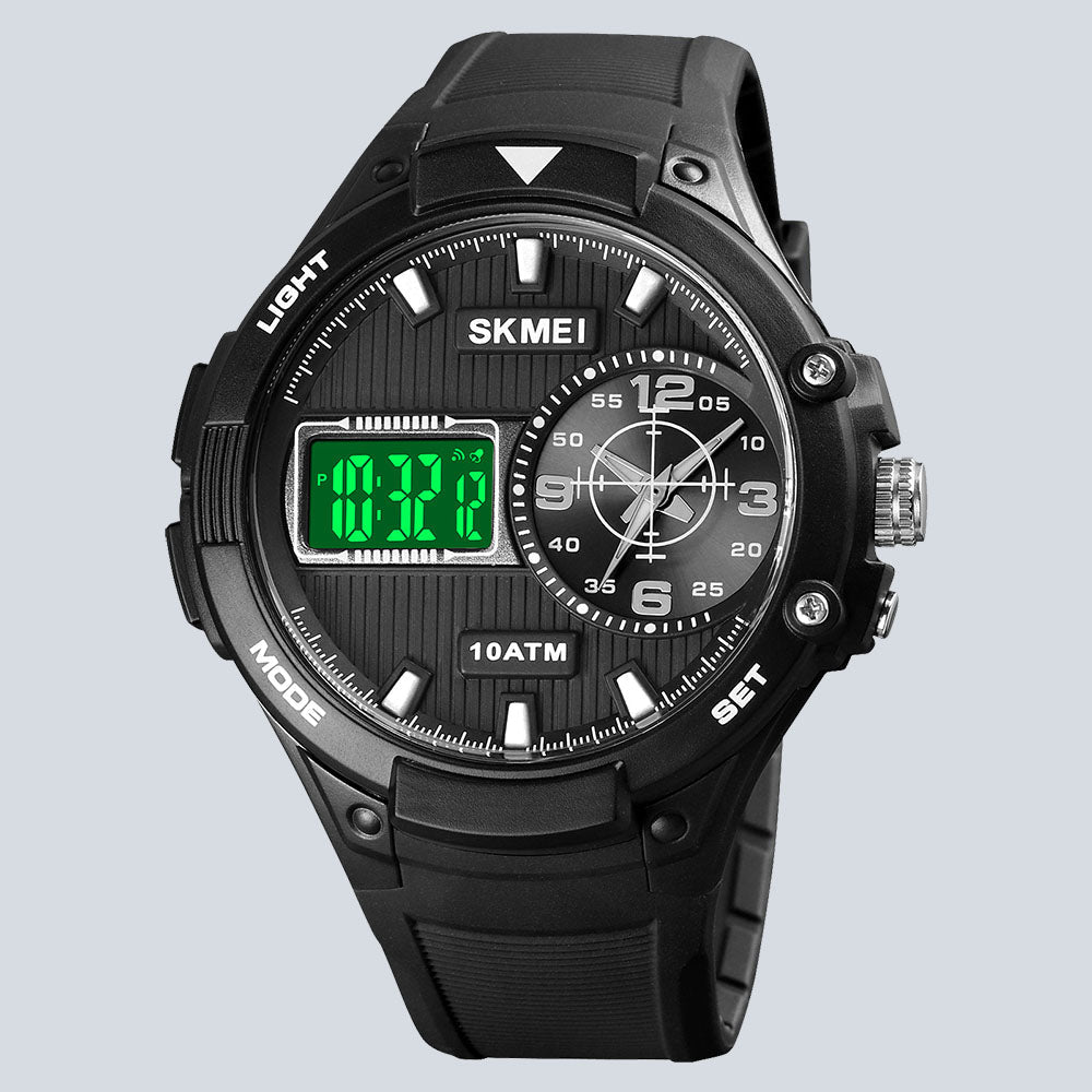 Men's SKMEI 1671 Dual-Time Business Quartz Watch