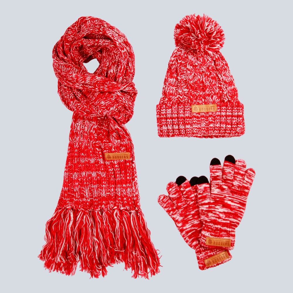 Unisex Rodgers Premium Scarf/Beanie/Glove Set