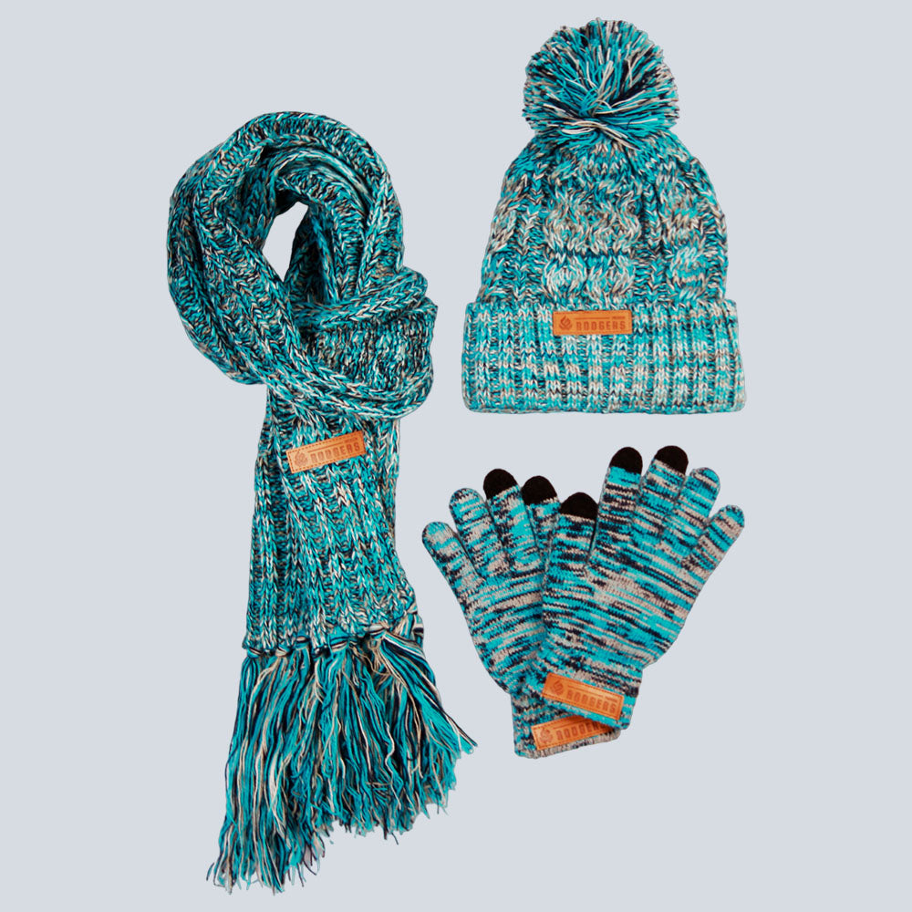 Unisex Rodgers Premium Scarf/Beanie/Glove Set